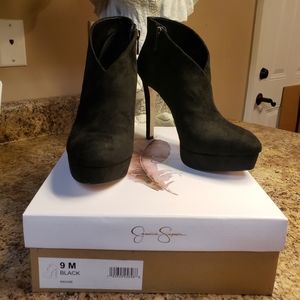 NIB Jessica Simpson Rachie Platform Bootie Size 9 - Black